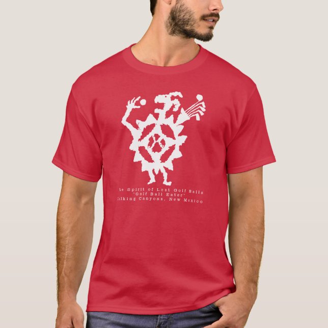 Golf Boll Eater Petroglyph T-Shirt (Framsida)