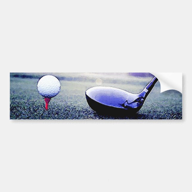 Golf Boll & Fladdermus Bildekal (Framsidan)