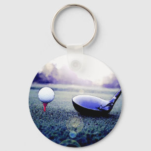 Golf Boll & Fladdermus Nyckelring