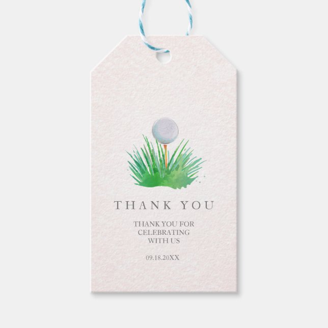 Golf Boll Gift-Märkre Presentetikett (Framsidan)