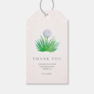 Golf Boll Gift-Märkre Presentetikett