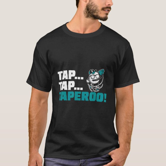 Golf Boll Golf Klubb Golfer Hål i en Golf C T Shirt (Framsida)