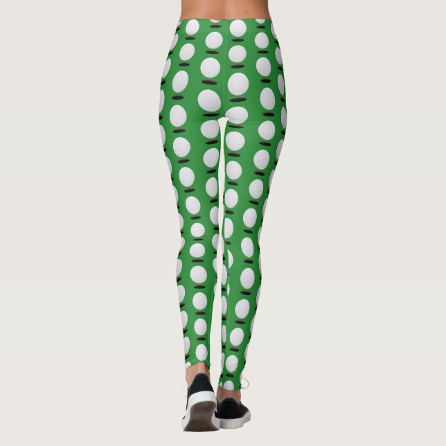 Golf Boll & Hål Leggings (Baksida)