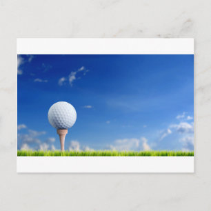 Golf Boll Himlar Vykort