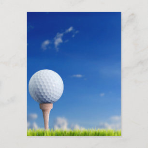 Golf Boll Himlar Vykort