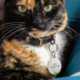 Golf Boll i Grass Personlig Djurbricka