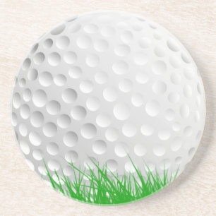 Golf boll i Grass Underlägg
