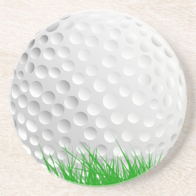 Golf boll i Grass Underlägg (Framsidan)