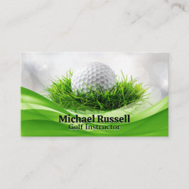 Golf Boll i Grass Visitkort