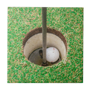 Golf Boll i Hål Kakelplatta