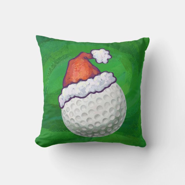 Golf Boll jul Hats Kudde (Framsida)