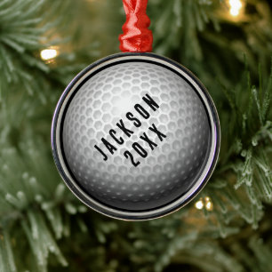 Golf Boll jul Julgransprydnad Metall