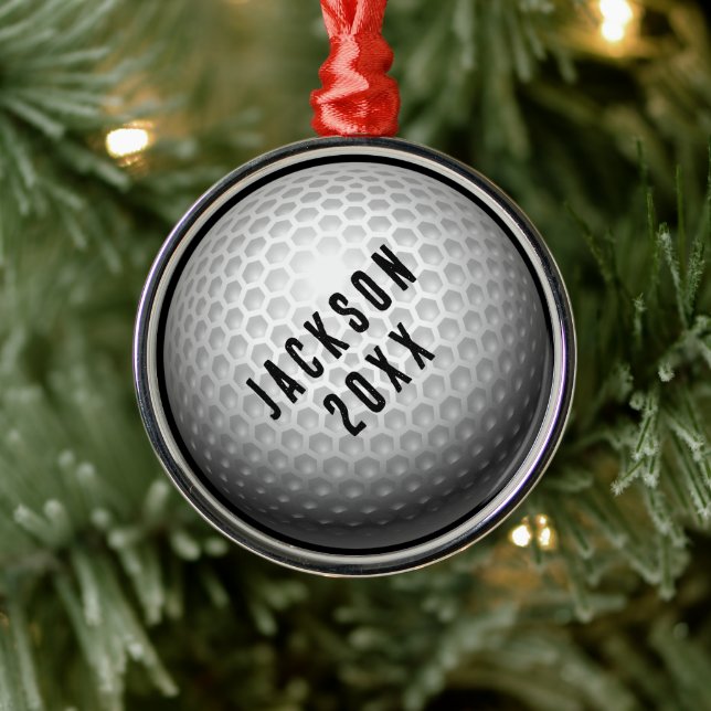 Golf Boll jul Julgransprydnad Metall (Träd)