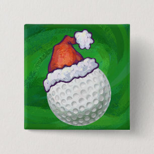 Golf Boll julhatt Knapp