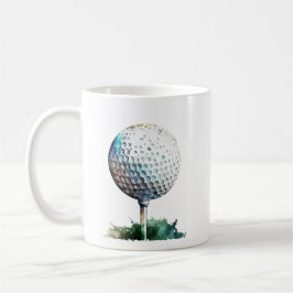 golf boll kaffemugg