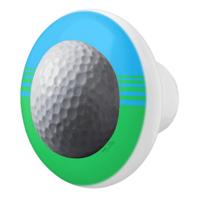 Golf Boll keramisk knopp (Höger)