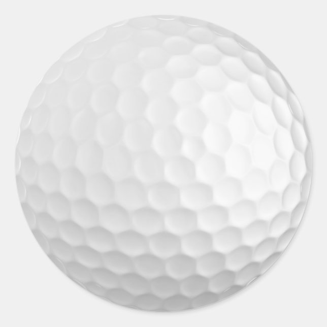 Golf boll-klistermärken runt klistermärke (Framsida)