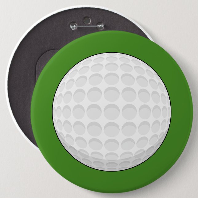 Golf Boll Knapp (Framsida & baksida)