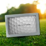 Golf Boll med Personlig Text<br><div class="desc">Unik design för avslappnadens golfer för professionellen i hjärtat. Klassskt och unikt,  det här kommer säkert att imponera på dina golfingkompisar vid nästa turnering eller möte. Anpassa Golf Boll med den text du väljer.</div>