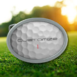 Golf Boll med Personlig Text och nummer<br><div class="desc">Anpassa den här Golf Boll-bilden med text och nummer som du väljer. Unik design för avslappnadens golfer för professionellen i hjärtat. Klassskt och unikt,  det här kommer säkert att imponera på dina golfingkompisar vid nästa turnering.</div>