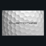 Golf Boll med Personlig Text Rektangulärt Klistermärke<br><div class="desc">Unik design för avslappnadens golfer för professionellen i hjärtat. Klassskt och unikt,  det här kommer säkert att imponera på dina golfingkompisar vid nästa turnering eller möte. Anpassa Golf Boll med den text du väljer.</div>