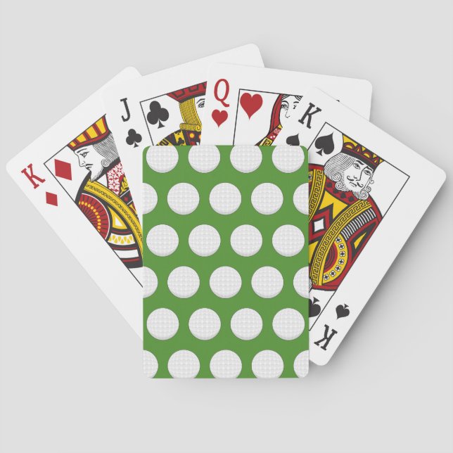 Golf Boll Mönster Casinokort (Baksidan)