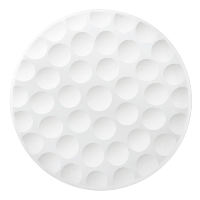 Golf Boll Mönster Knopp (Framsidan)