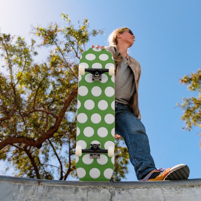 Golf Boll Mönster Mini Skateboard Bräda 18,5 Cm (Utomhus 1)
