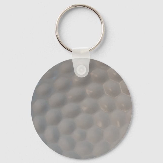 Golf Boll Mönster Struktur Nyckelring (Framsida)