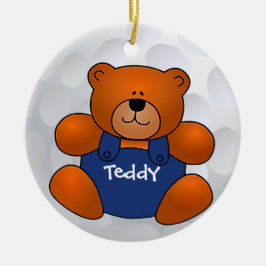 Golf Boll Nalle Ornament