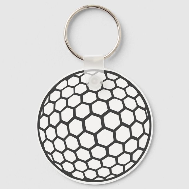 Golf boll nyckelring (Framsida)