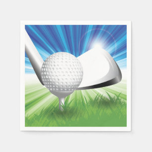 Golf Boll och de Pappra blöjorna Pappersservett