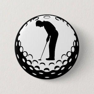 GOLF BOLL OCH GOLFER KNAPP
