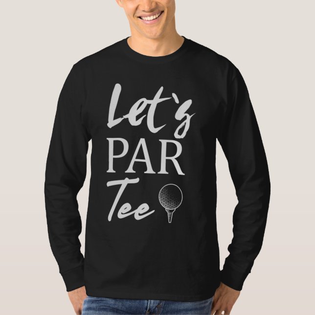 Golf Boll och Golfing Låt oss Par Tee (Framsida)