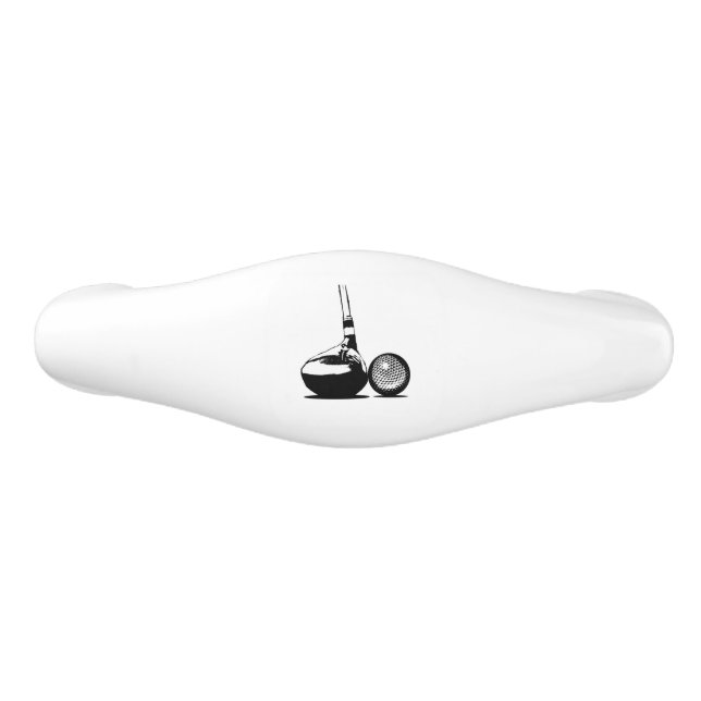 Golf Boll och Klubb Handtag (Framsidan)