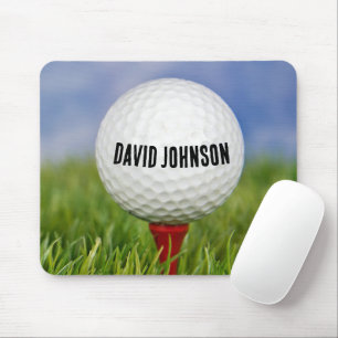 Golf Boll on Red Tee Musmatta