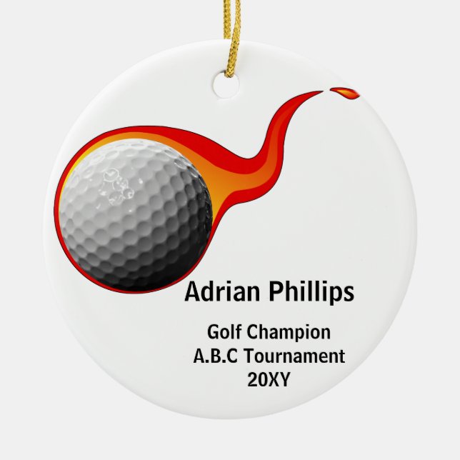 golf boll ornament (Framsidan)