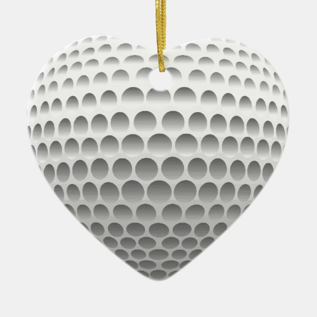Golf Boll Ornaments Julgransprydnad Keramik (Framsidan)