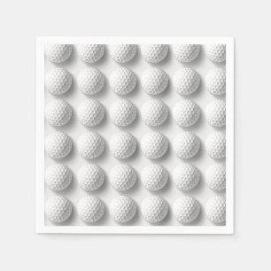 Golf boll överallt pappersservett