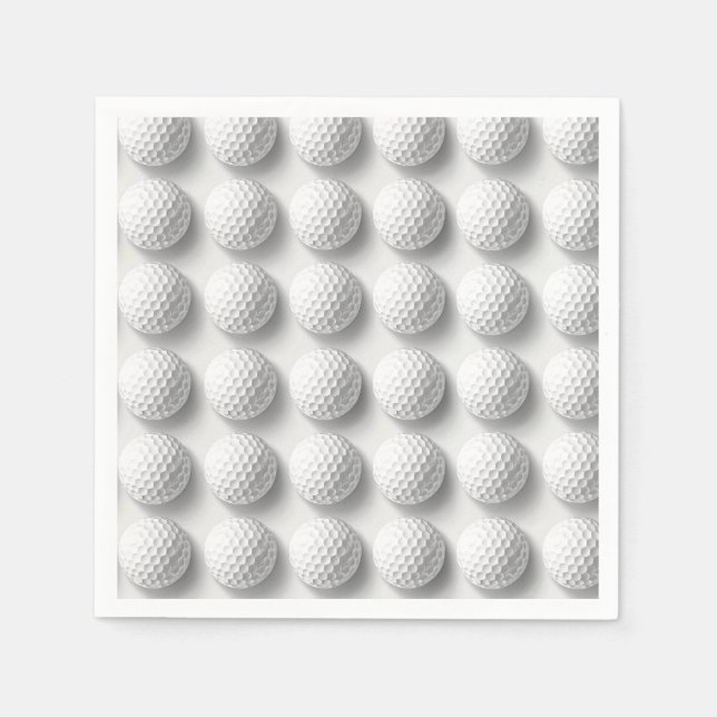 Golf boll överallt pappersservett (Framsidan)