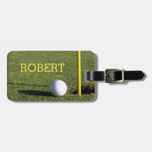 Golf Boll på Grönten Golfing Bagagebricka
