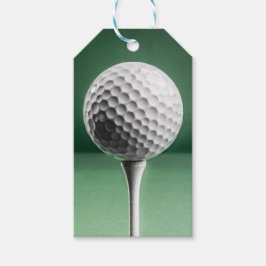 Golf Boll på Märkrna Tee Gift Presentetikett
