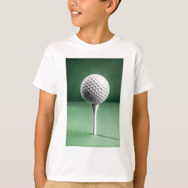 Golf Boll på Tee