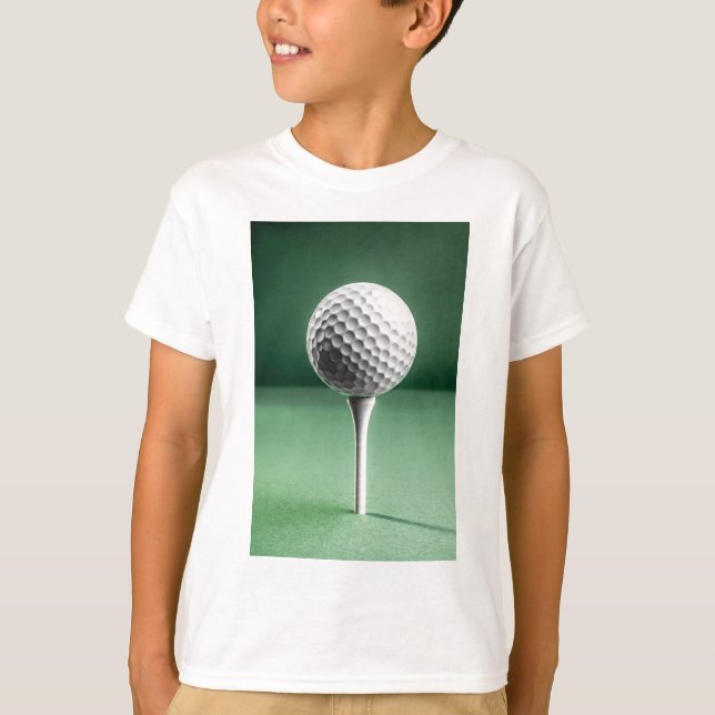 Golf Boll på Tee (Framsida)