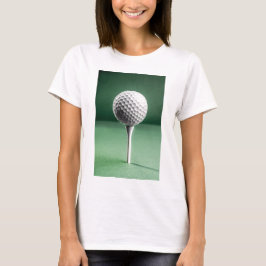 Golf Boll på Tee
