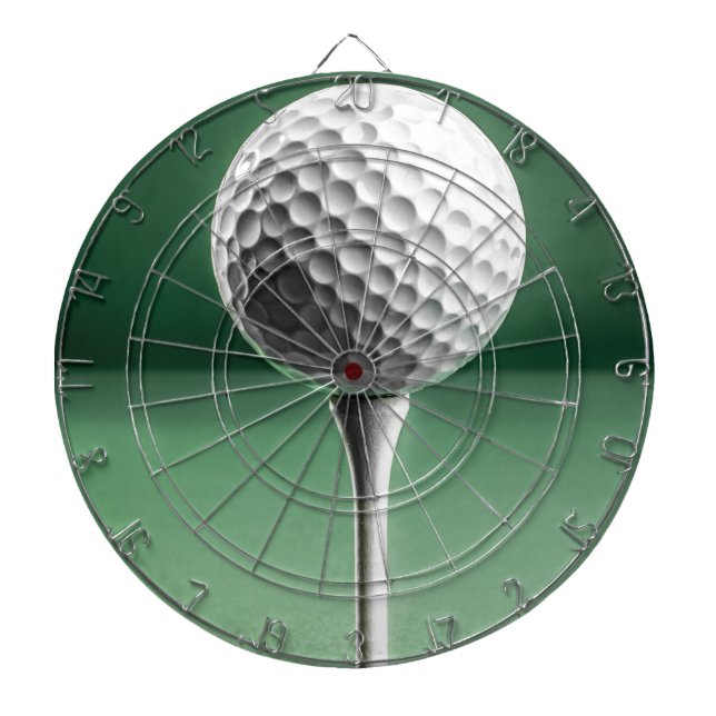 Golf Boll på Tee Darttavla (Framsidan)
