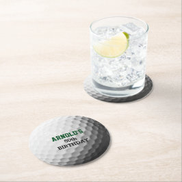 Golf Boll Party Underlägg Papper Rund