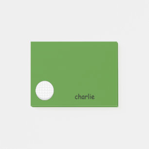 Golf Boll personalize Post-it Block
