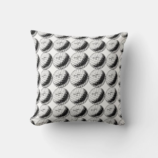 Golf Boll Pillow Kudde (Framsida)