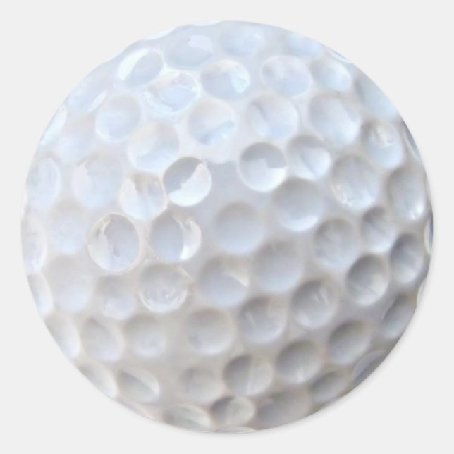 golf boll runt klistermärke (Framsida)